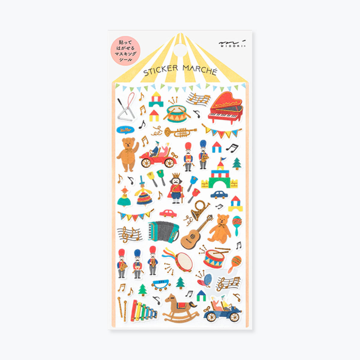 Midori - Sticker Seal - Sticker Marché - Toys