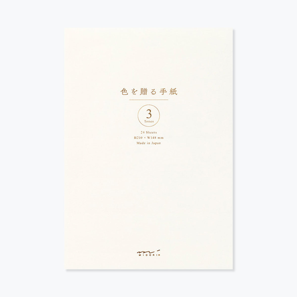 Midori - Writing Pad - A5 - 3 Tones - White