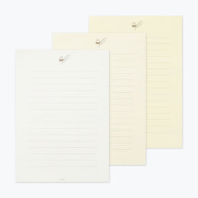 Midori - Writing Pad - A5 - 3 Tones - White