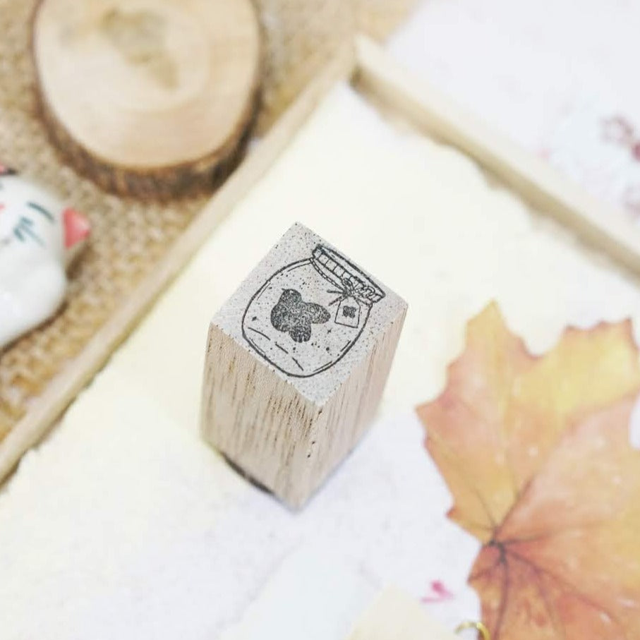 Black Milk Project - Stamp - Mini Jar (Bird)