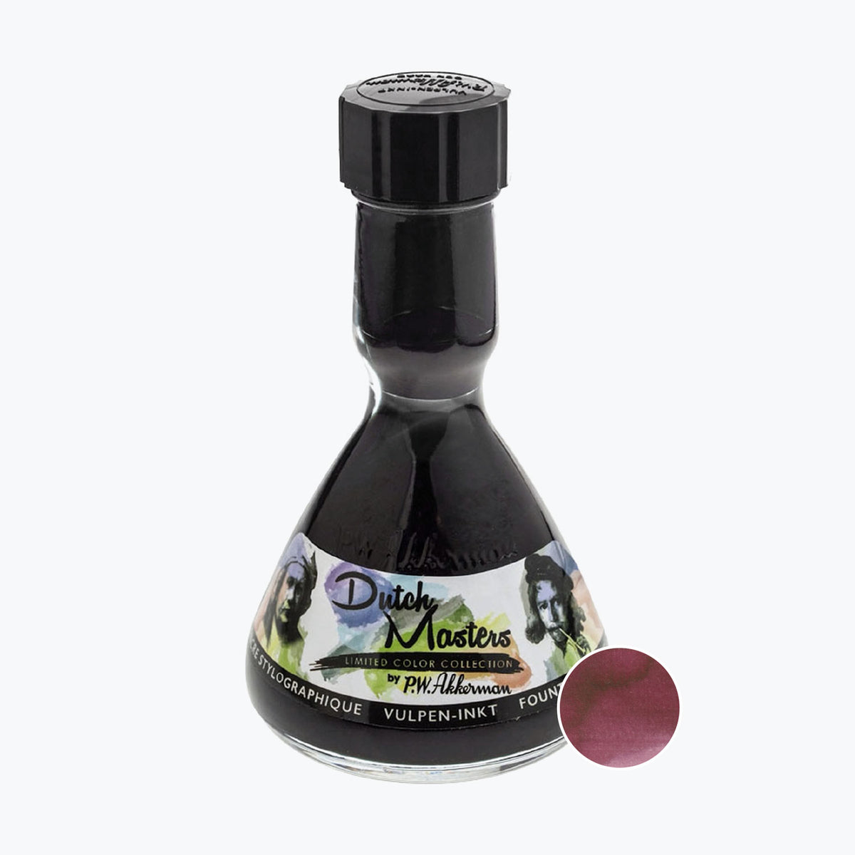 P.W. Akkerman - Fountain Pen Ink - Dutch Masters - 6 Lievens Kardinaal Paars