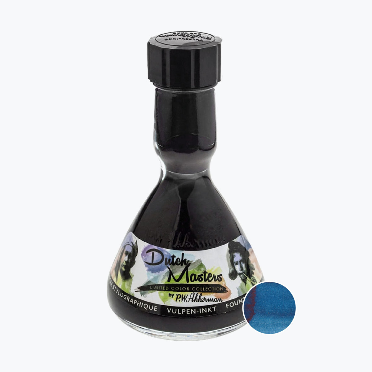 P.W. Akkerman - Fountain Pen Ink - Dutch Masters - 1 Ceruleum Blauw van Vermeer