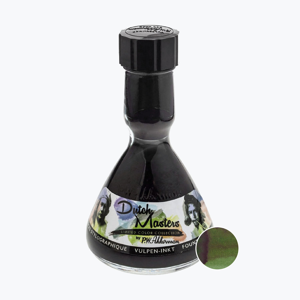 P.W. Akkerman - Fountain Pen Ink - Dutch Masters - 2 Dou's Emerald Groen