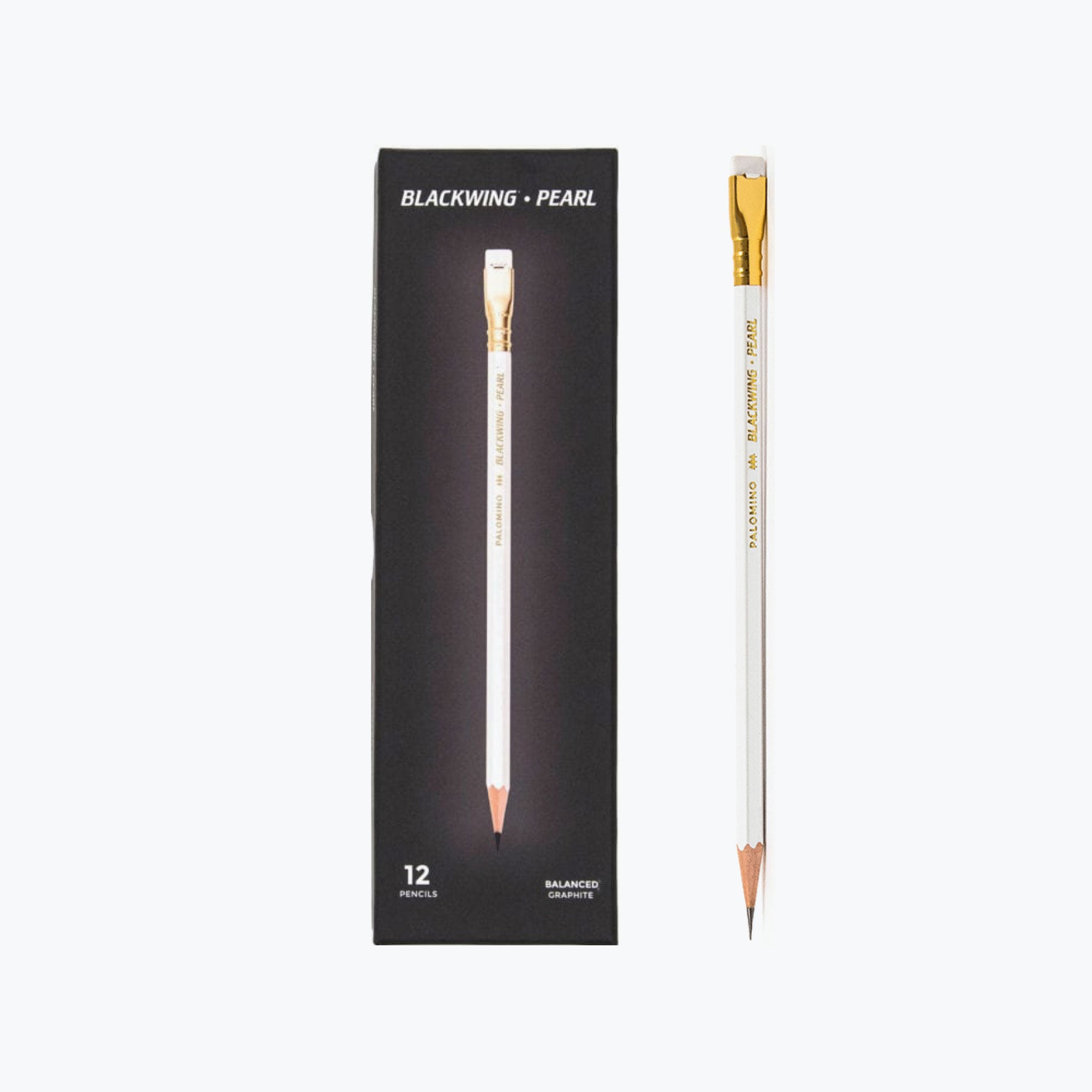 Palomino Blackwing - Pencil - Blackwing Pearl - Box of 12 (New Packaging)