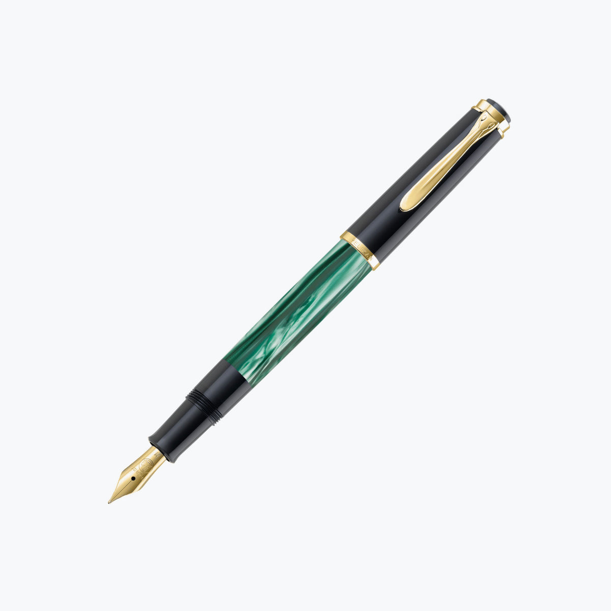 Pelikan - Classic M200 Fountain Pen - Marble Green