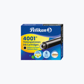 Pelikan - Fountain Pen Ink - Cartridges - 4001 - Brilliant Black