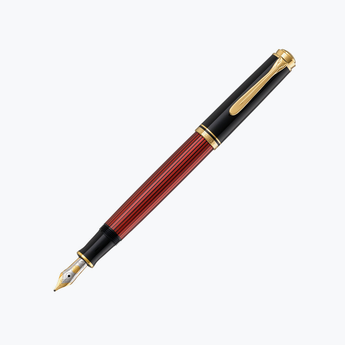 Pelikan - Souverän M600 Fountain Pen - Black-Red