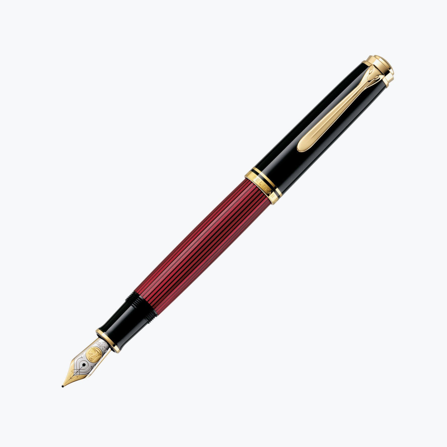 Pelikan - Souverän M800 Fountain Pen - Black-Red