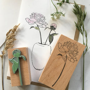 Stempel Jazz - Stamp - Peony Bud