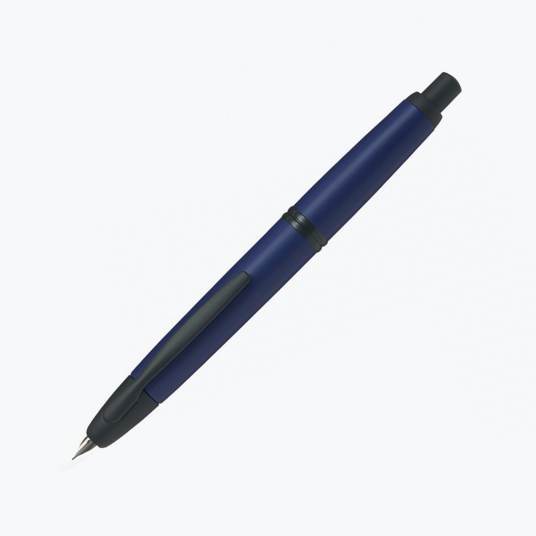 Pilot - Fountain Pen - Capless - Matte Blue (Black Trim)