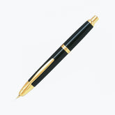 Pilot - Fountain Pen - Capless - Black (Gold Trim)