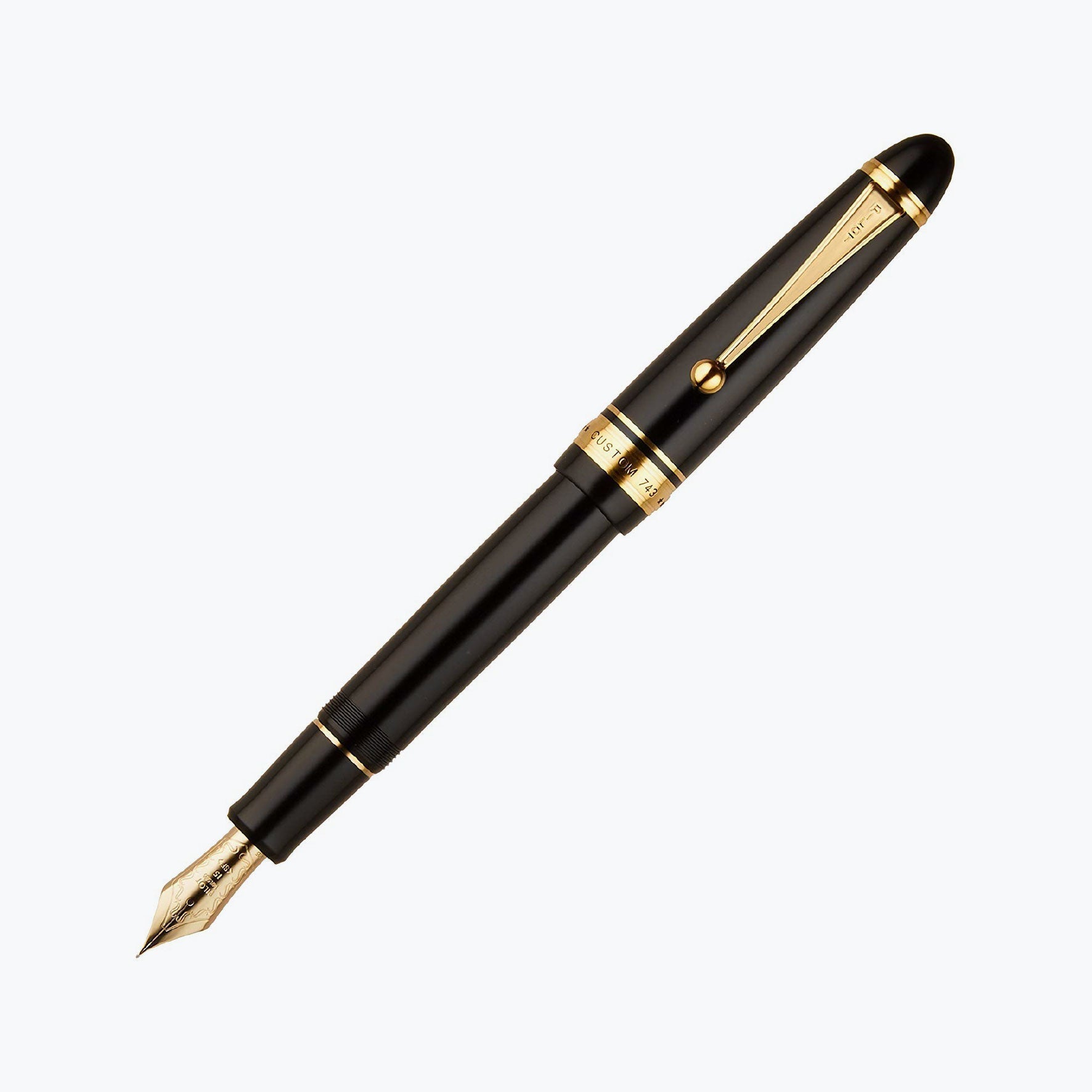 Pilot | Fountain Pen Custom 743 Black Waverly - Bookbinders Design