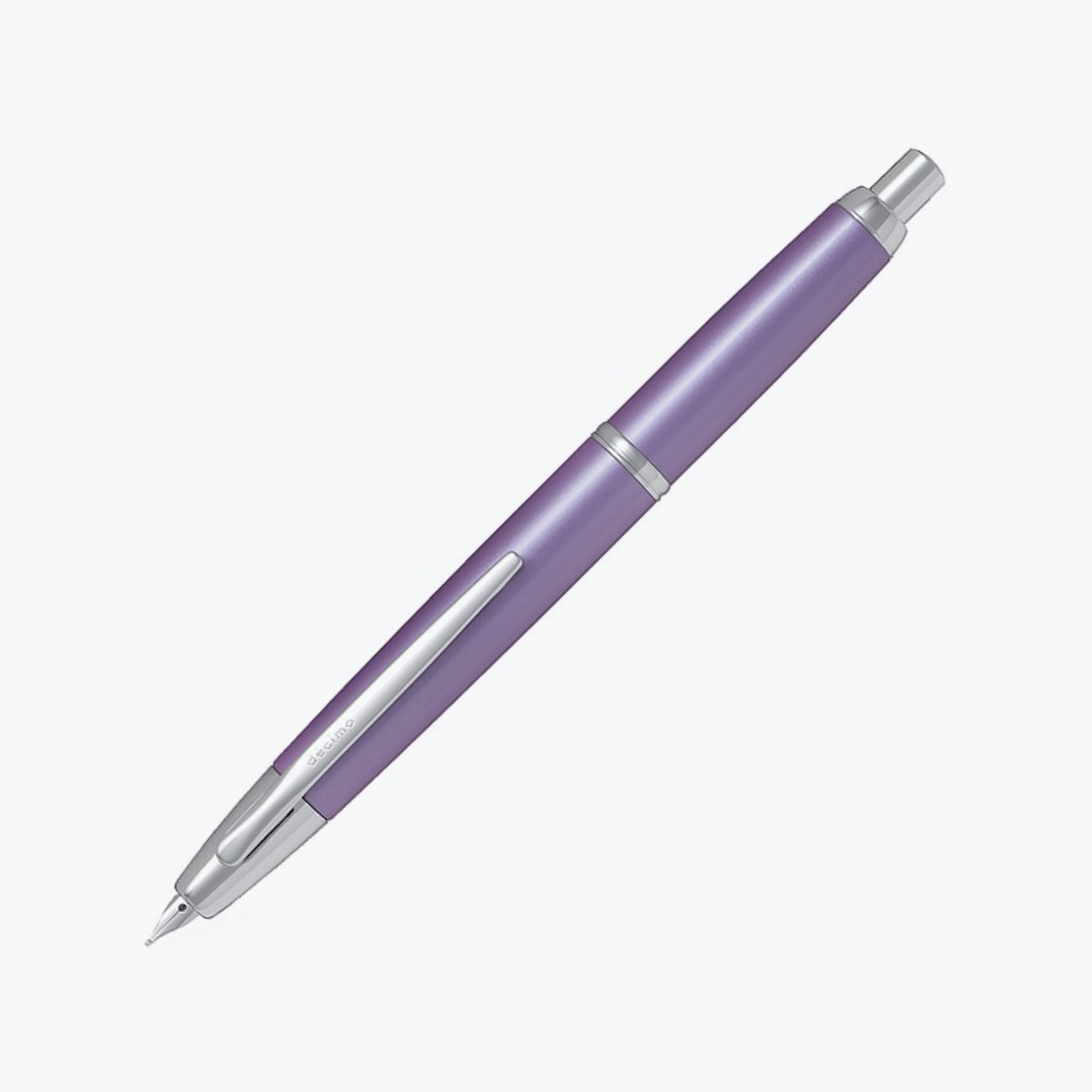 筆記具 PILOT CAPLESS decimo 20colors Purple FP Pilot | Decimo Fountain Pen Violet - Bookbinders Design