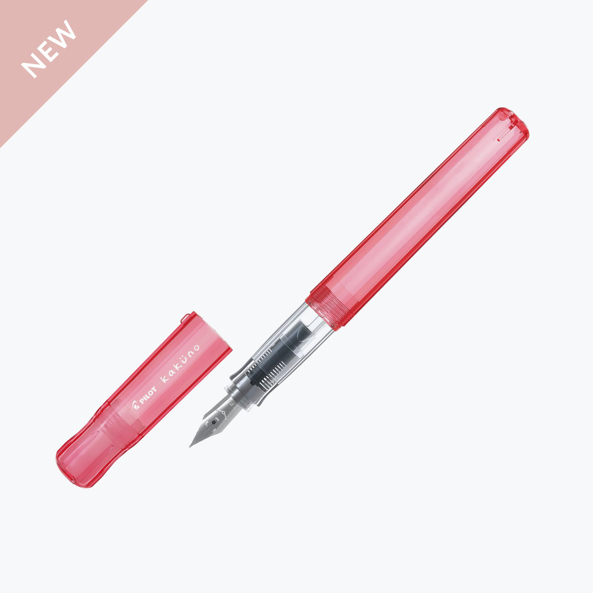 Pilot - Fountain Pen - Kakuno - Transparent Red