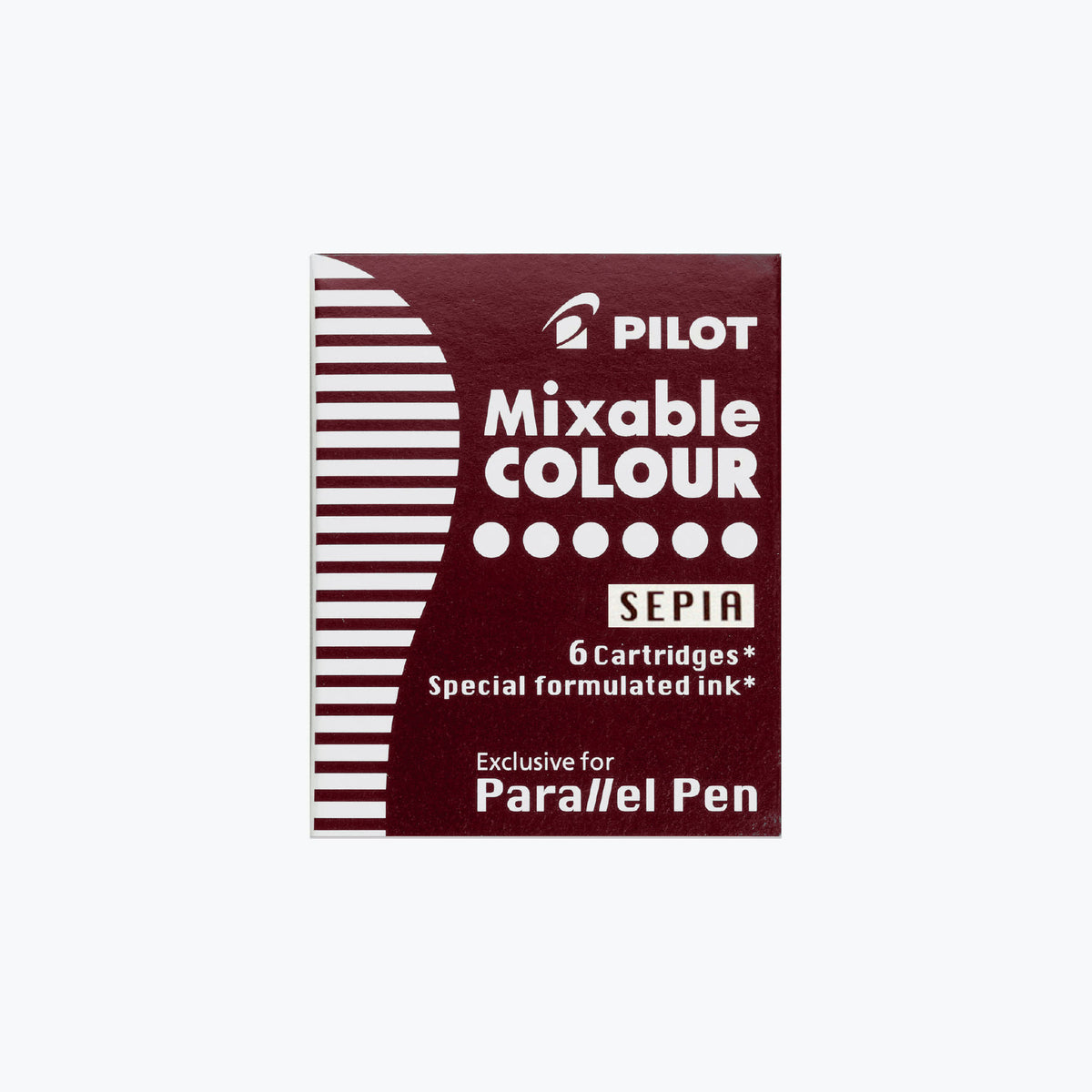 Pilot - Parallel Cartridges - Mixable Colour - Sepia