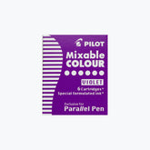 Pilot - Parallel Cartridges - Mixable Colour - Violet