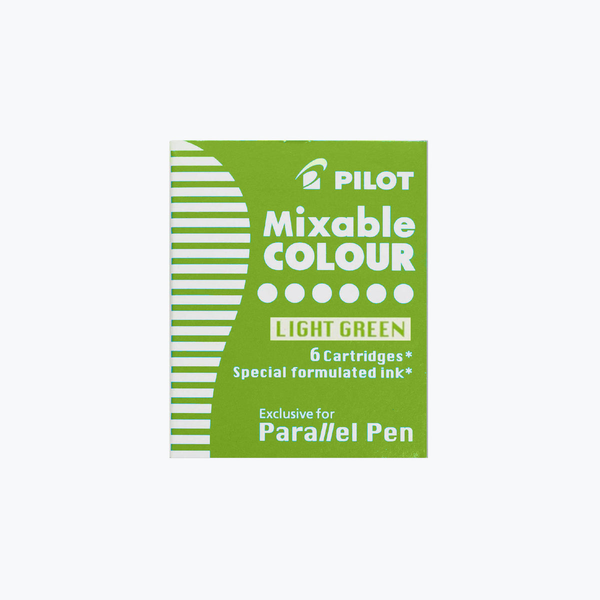 Pilot - Parallel Cartridges - Mixable Colour - Light Green