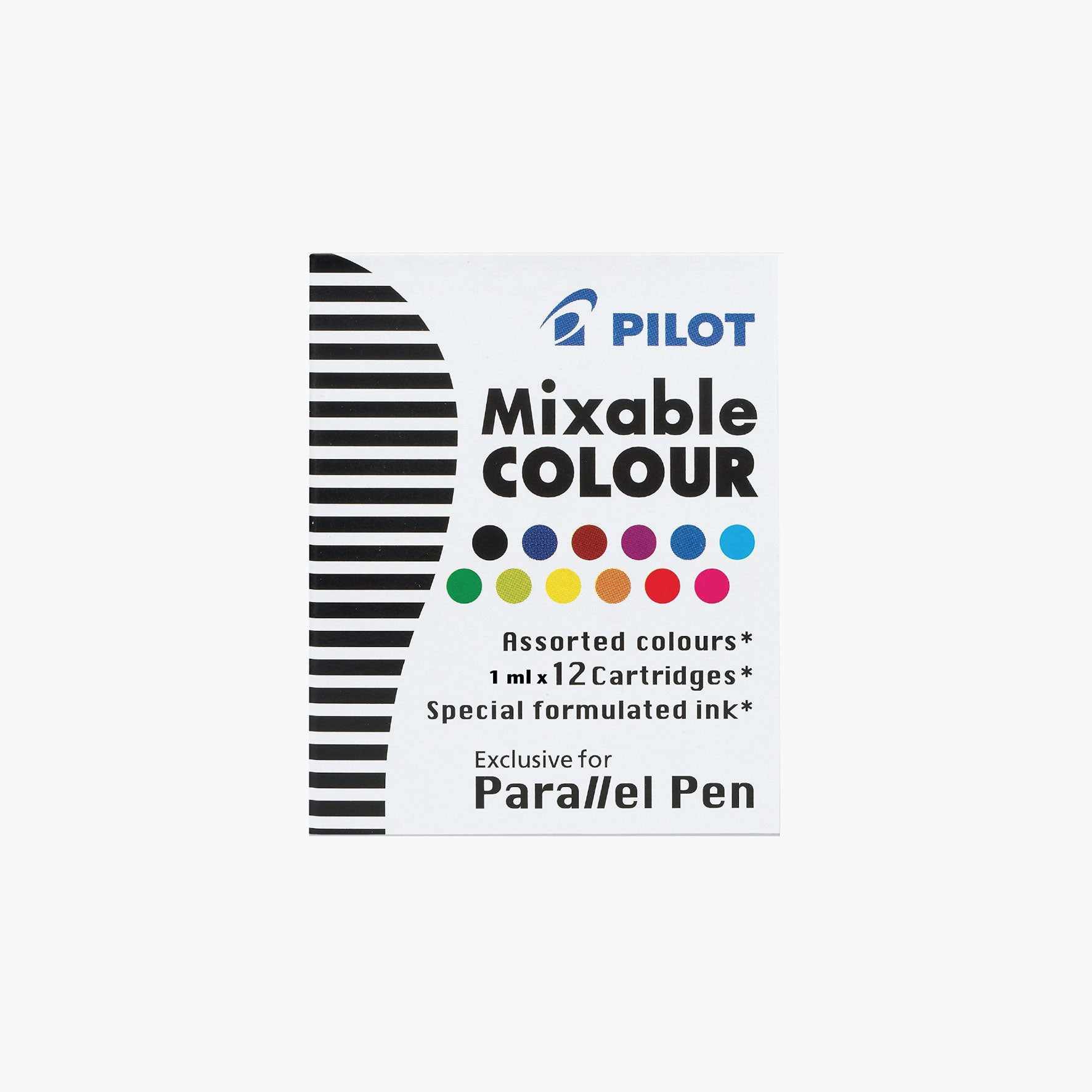 Pilot - Parallel Cartridges - Mixable Colour - Mixed