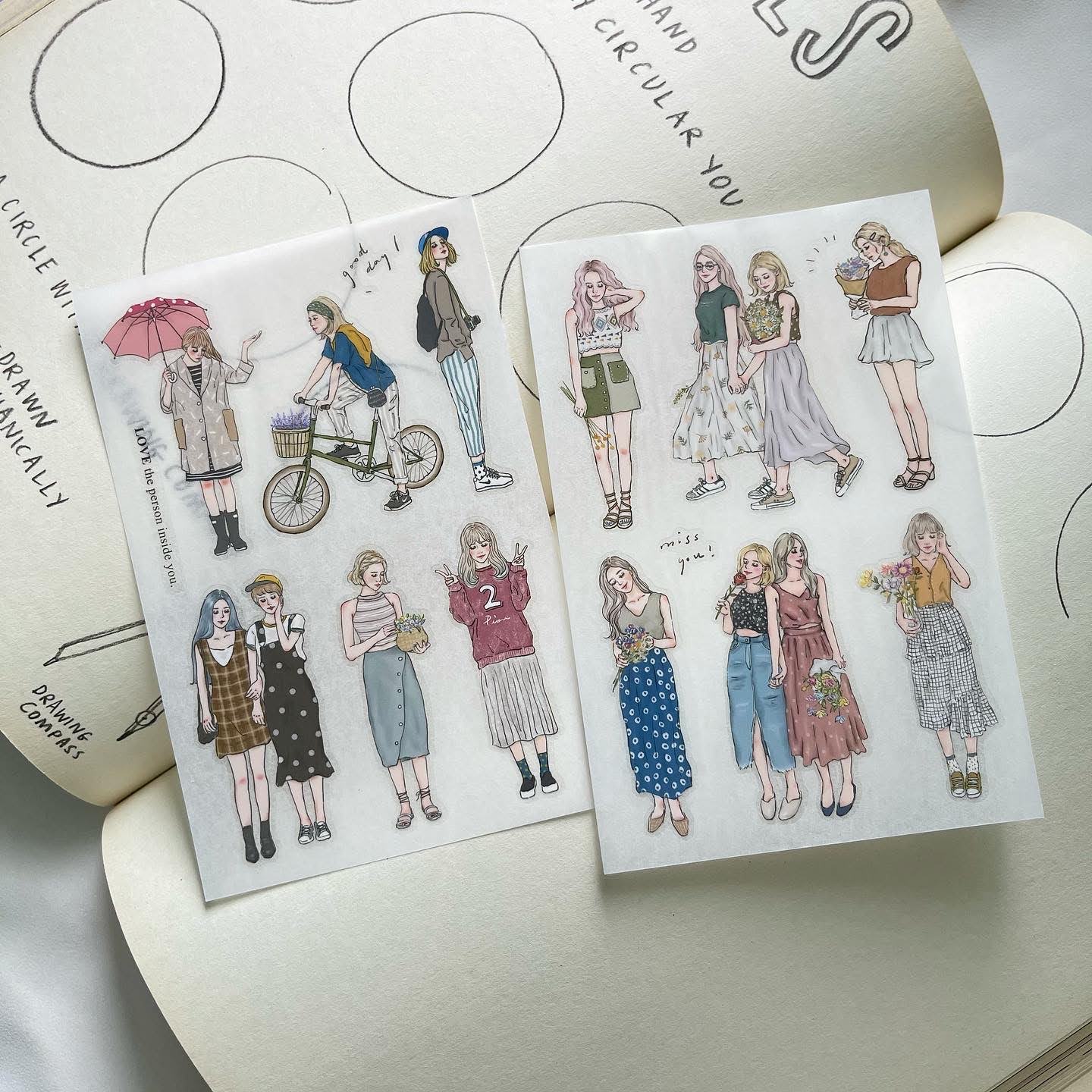 Pion - Planner Sticker - Girls <Outgoing>