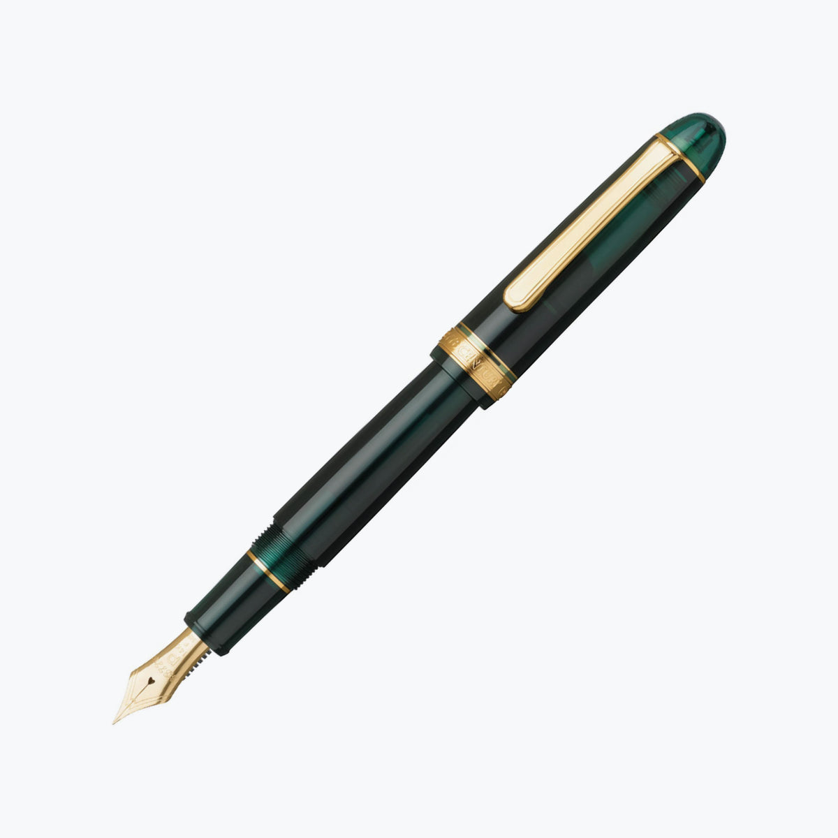 Platinum - Fountain Pen - #3776 Century - Laurel Green (Gold)