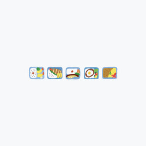 Plus - Washi Tape - Deco Rush 2022 - 6mm - Lunch Box <Outgoing>