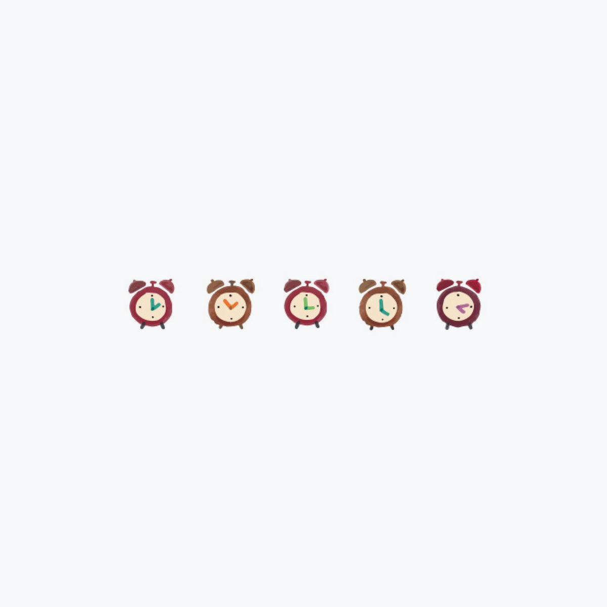 Plus - Washi Tape - Deco Rush 2022 - 6mm - Clocks <Outgoing>