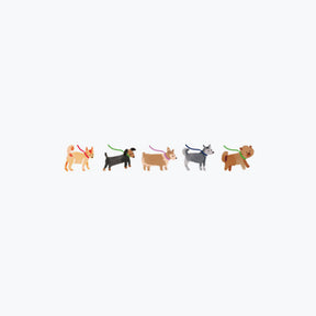 Plus - Washi Tape - Deco Rush 2022 - 6mm - Dogs <Outgoing>