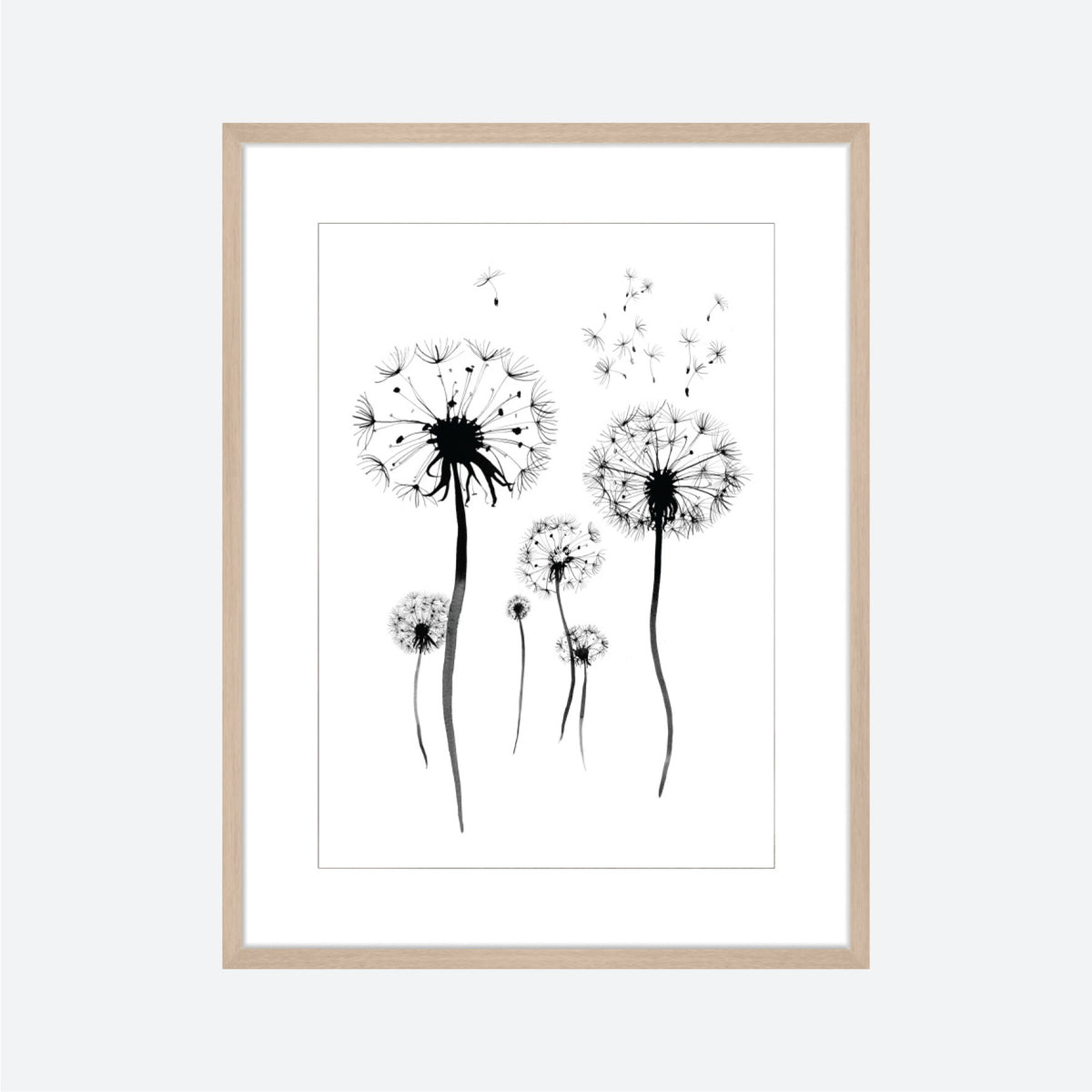 Toril Baekmark - Fine Art Prints - Black Flowers No.6