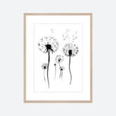 Toril Baekmark - Fine Art Prints - Black Flowers No.6