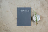 Write To Me - Recipe Book - Recipes Passed Down - Grey