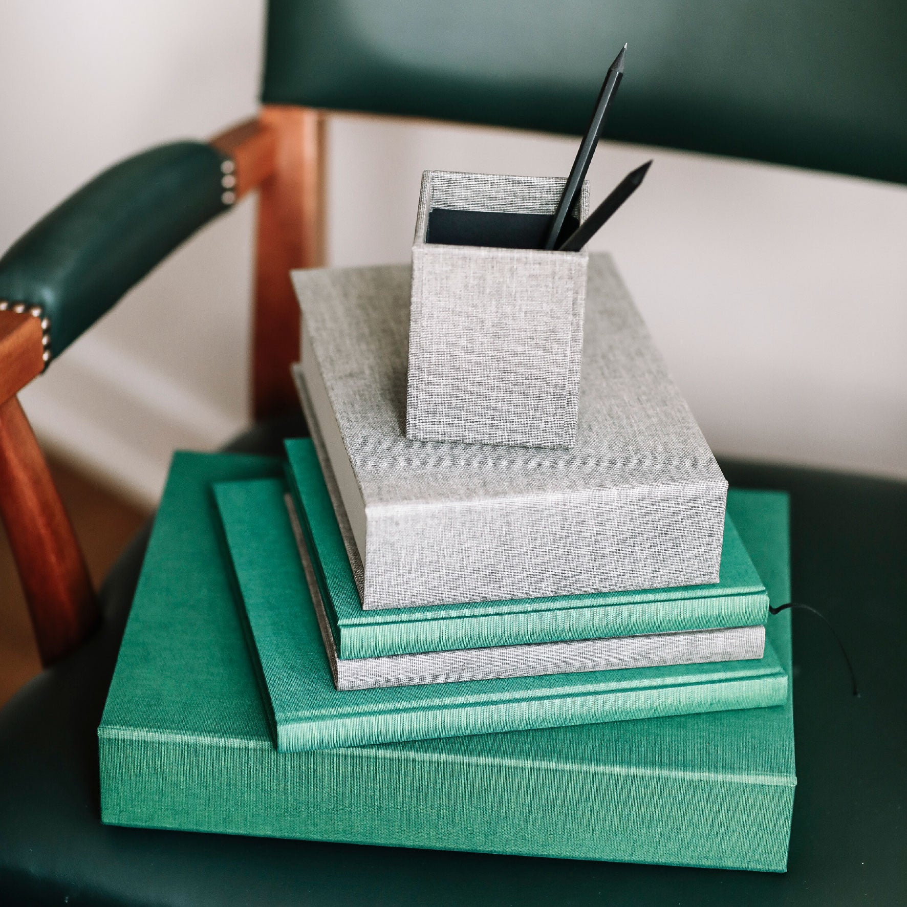 Bookbinders Design - Pen Pot - Dusty Green