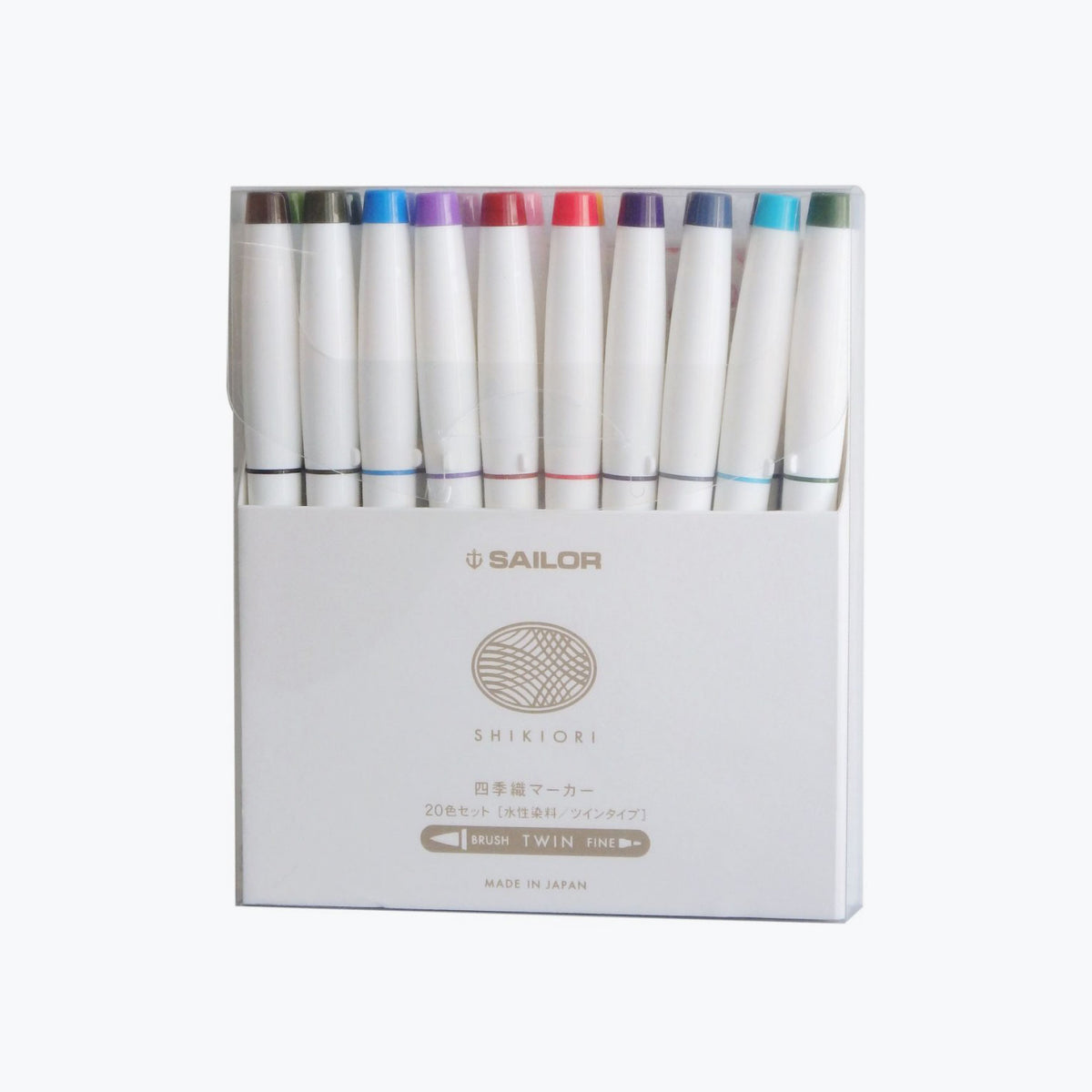 Sailor - Brush Pens - Shikiori - Set of 20