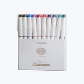 Set of 20 Sailor Shikiori Four Seasons brush pens in a box