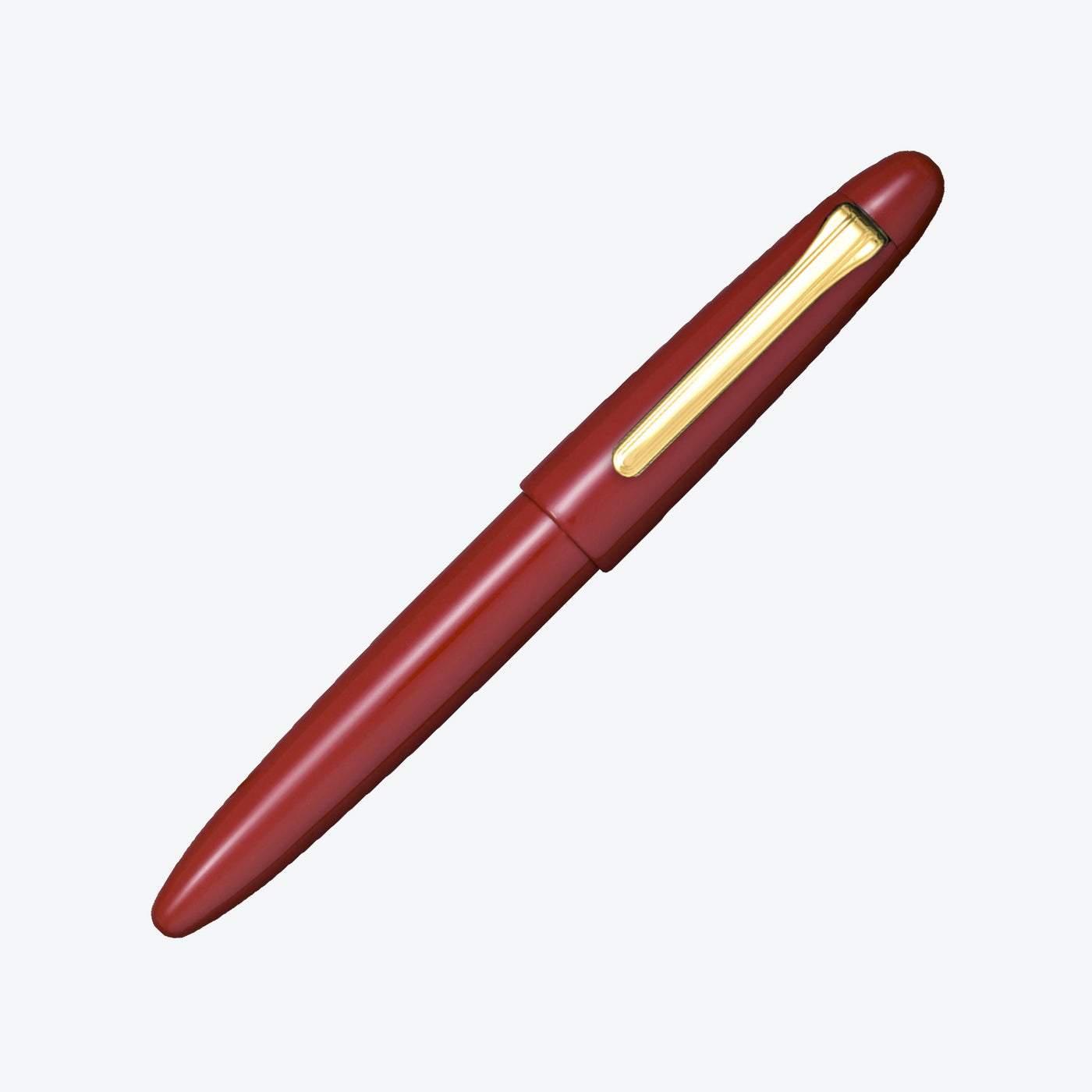 Sailor 1911 King of Pens fountain pen lacquered with urushi in cherry red colour, capped