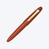 Sailor 1911 King of Pens Urushi Kaga fountain pen in amber colour, capped