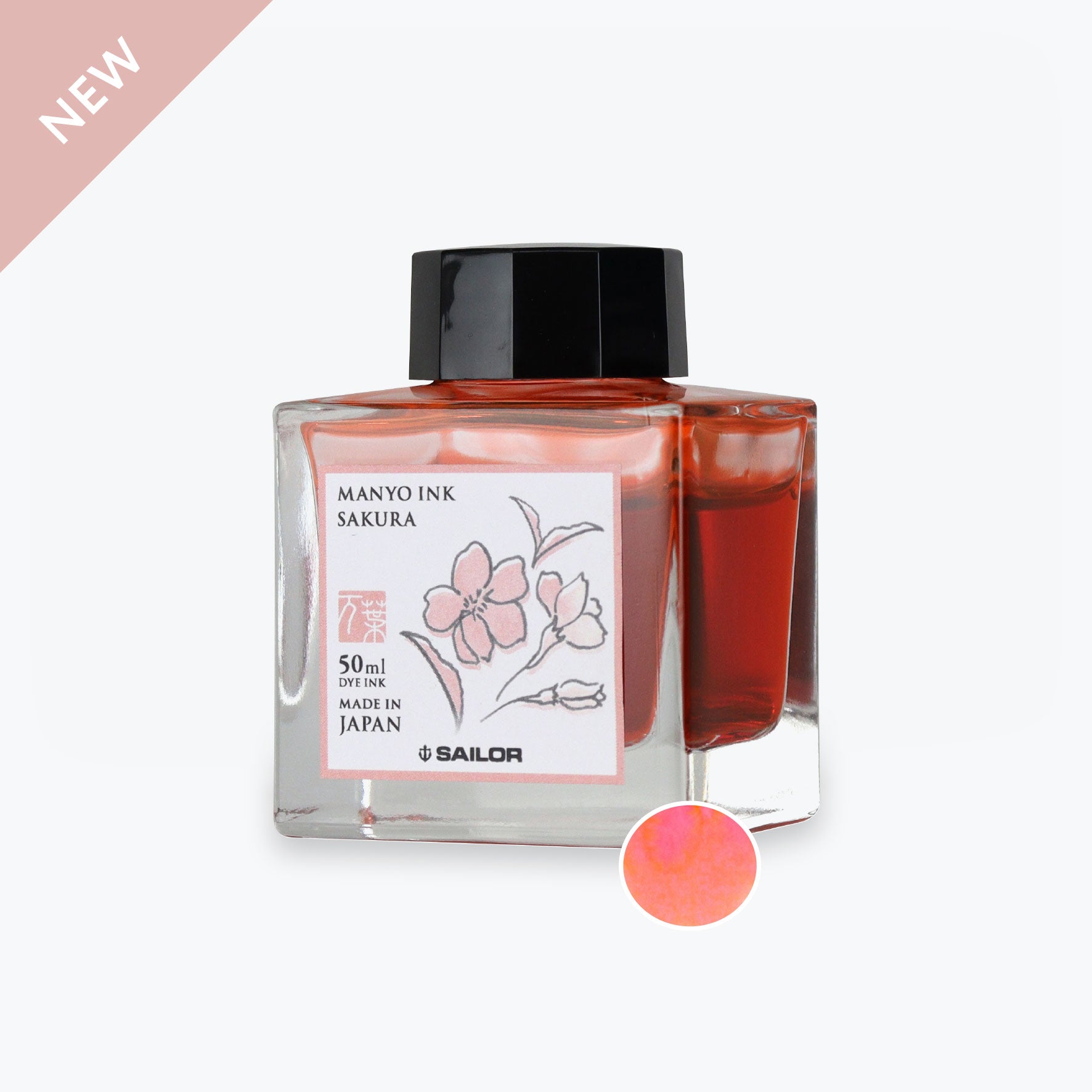 Sailor - Fountain Pen Ink - Manyo 2 - Sakura