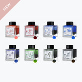 Sailor - Fountain Pen Ink - Manyo II 50ml - Complete Set of 8 <Outgoing>