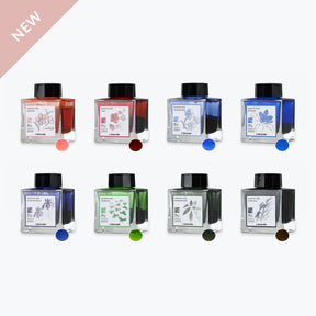 Sailor - Fountain Pen Ink - Manyo II 50ml - Complete Set of 8