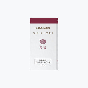 Sailor - Fountain Pen Ink - Shikiori Cartridges - Oku Yama
