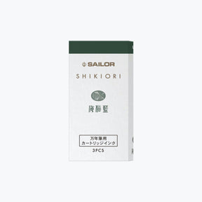 Sailor - Fountain Pen Ink - Shikiori Cartridges - Miruai