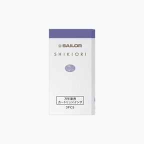 Sailor - Fountain Pen Ink - Shikiori Cartridges - Sound of Rain - Potsupotsu (Winter Rain)