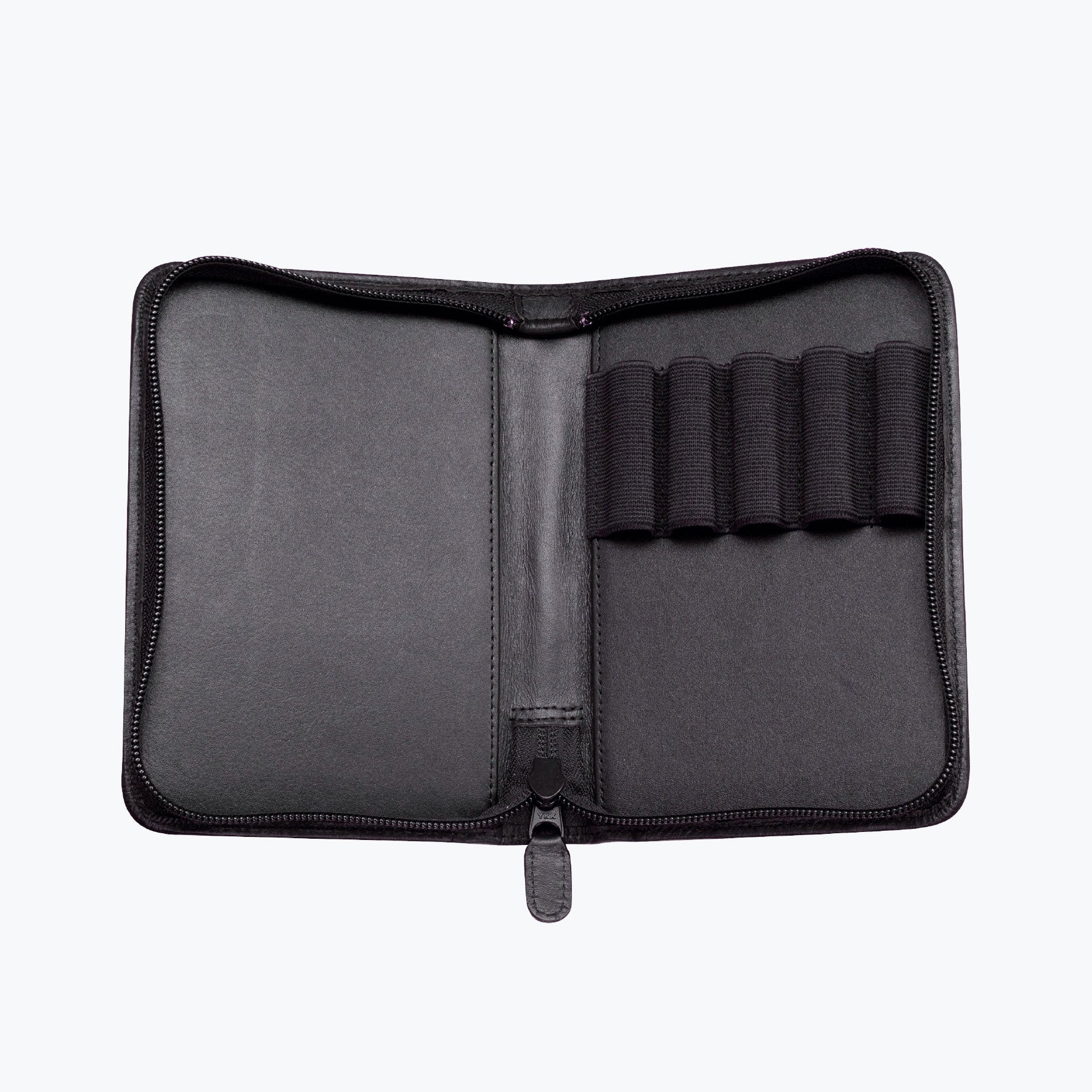 Sailor - Pen Case - Leather - 5 Slot - Black
