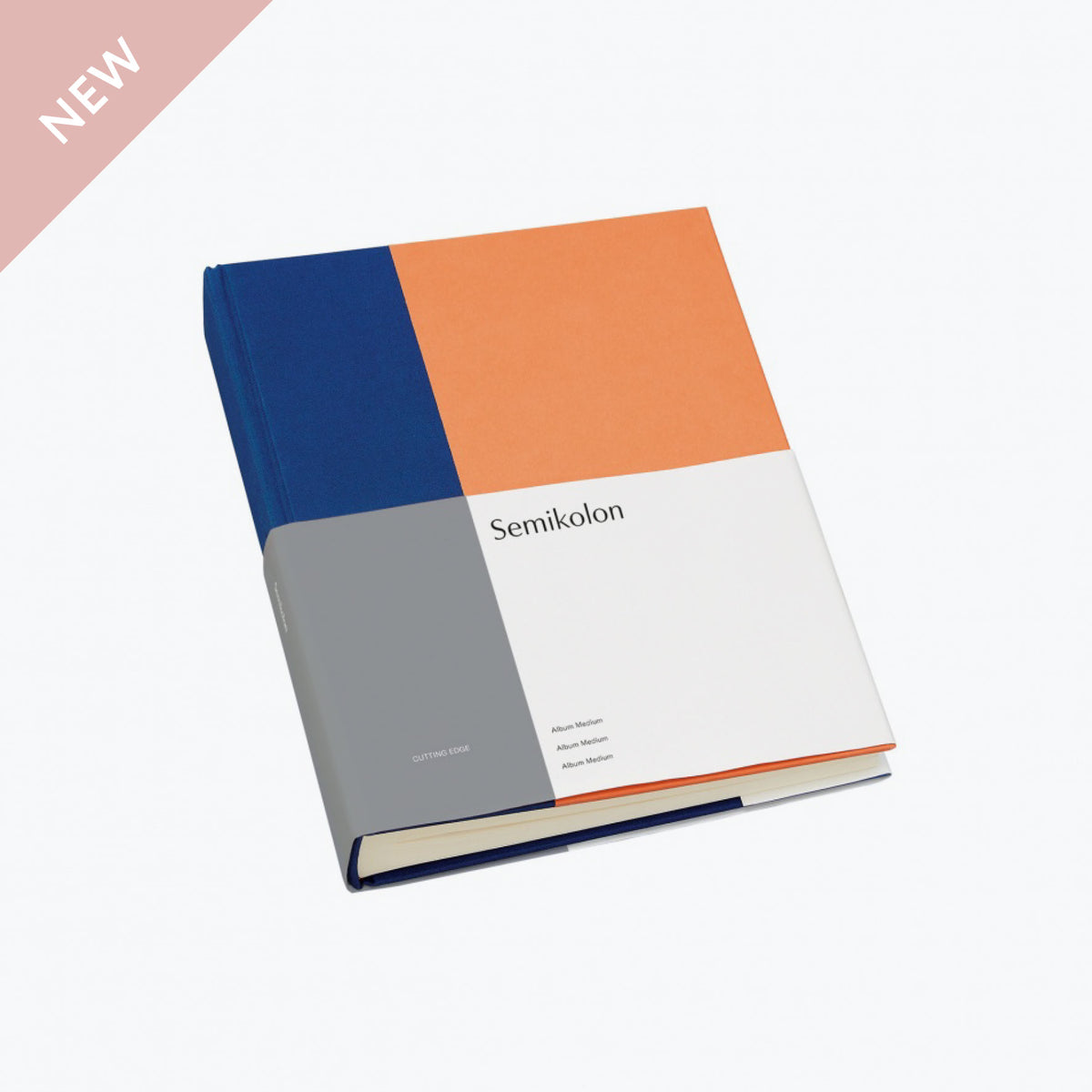 Semikolon - Photo Album - Cutting Edge - Medium - Cobalt-Peach