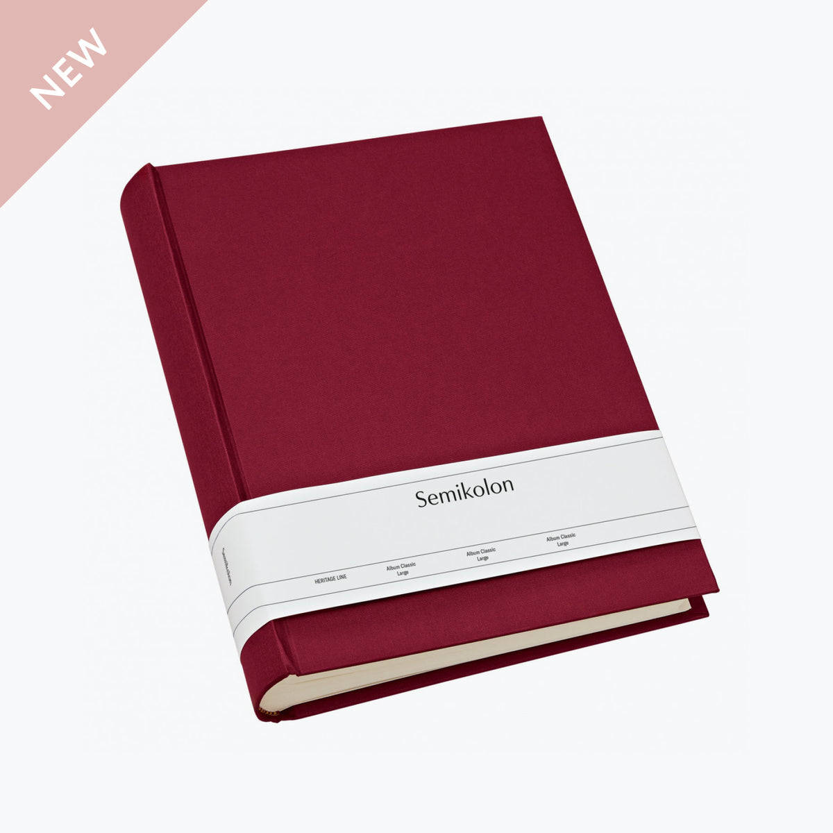 Semikolon - Photo Album - Heritage - Large - Burgundy