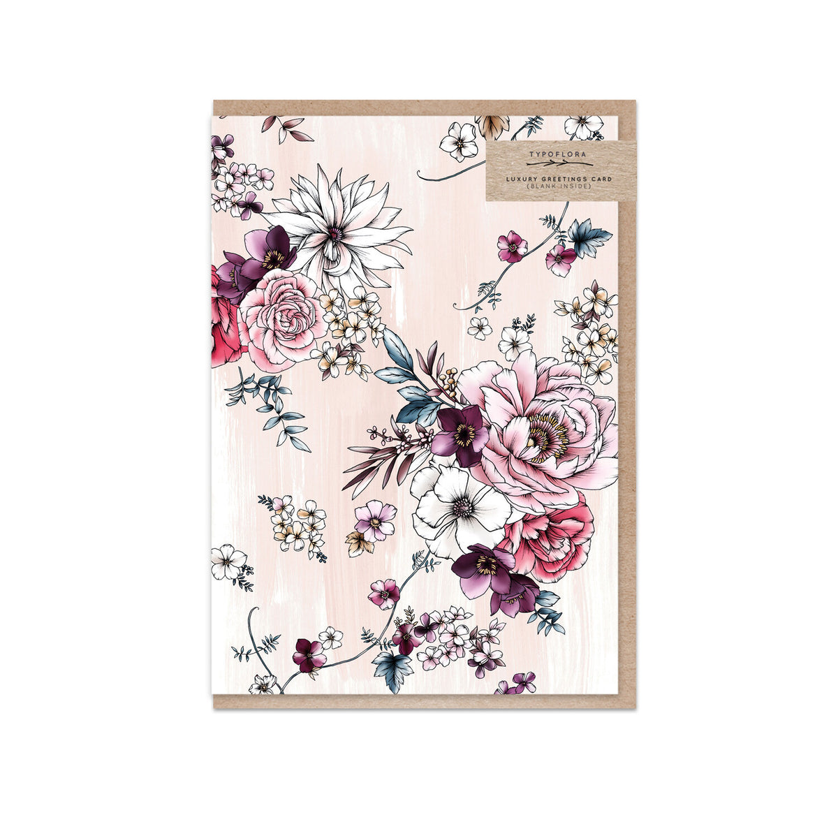 Typoflora - Card - Blush Floral