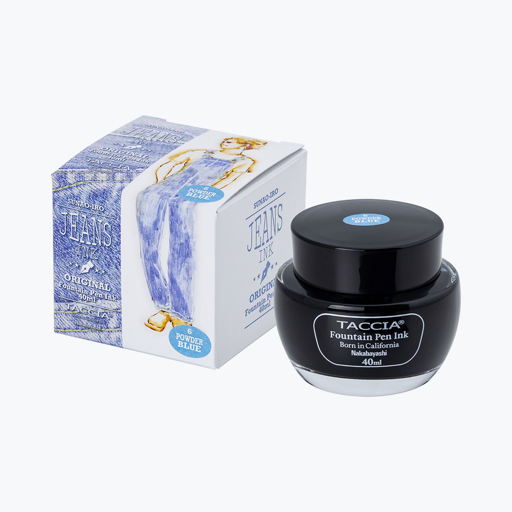 Taccia - Fountain Pen Ink - Jeans - Powder Blue