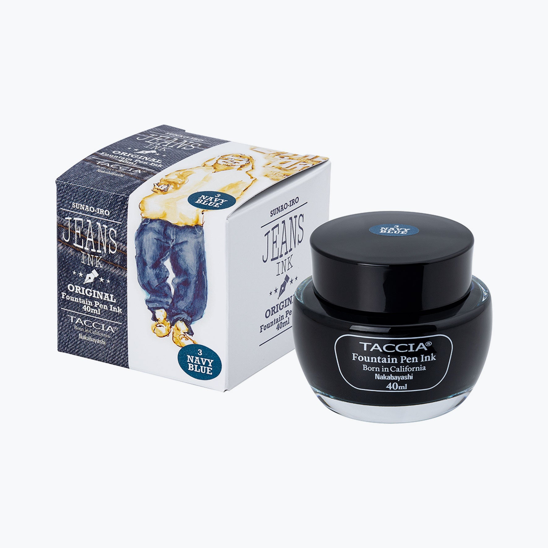 Taccia - Fountain Pen Ink - Jeans - Navy Blue