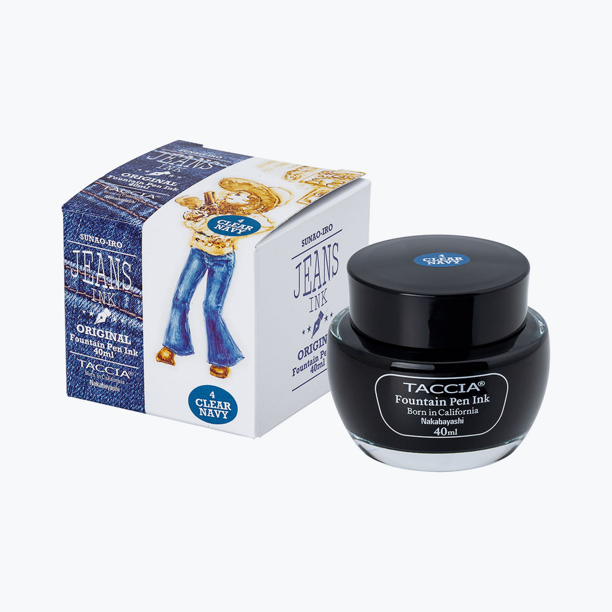 Taccia - Fountain Pen Ink - Jeans - Clear Navy