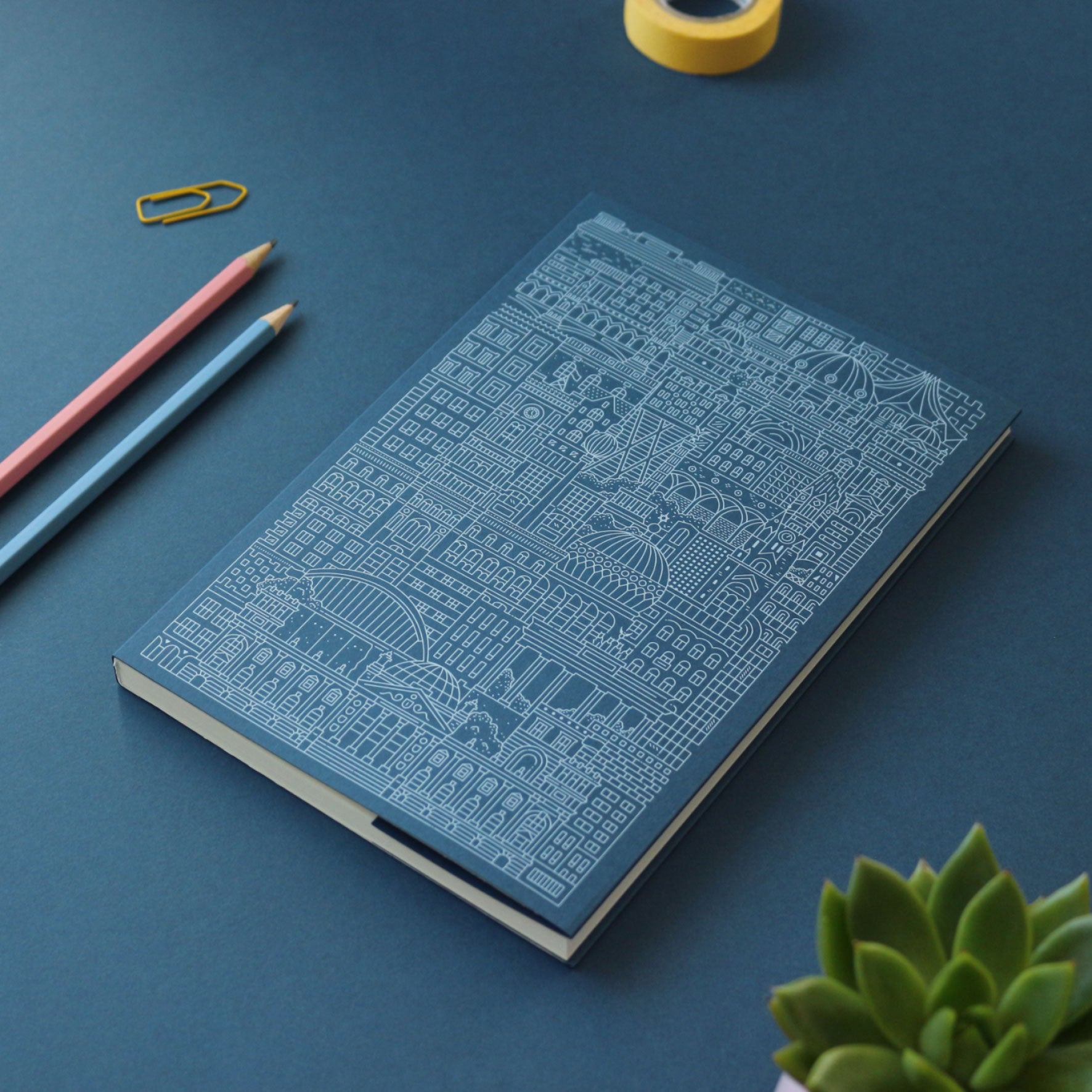 The City Works - Notebook - Berlin - A5 - Blue <Outgoing>
