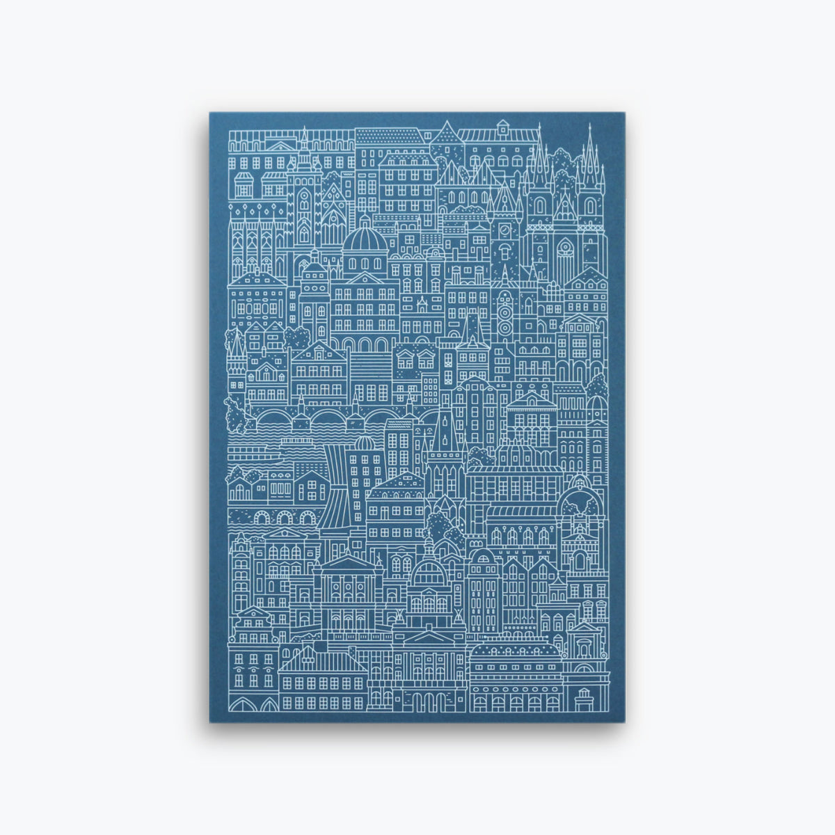 The City Works - Notebook - Prague - A5 - Blue <Outgoing>
